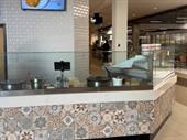 food court-high traffic-corner space-full