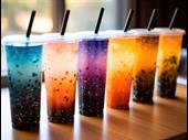 bubble tea shop with