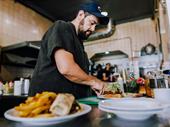 well-established sandwich shop priced