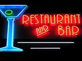 restaurant with bar