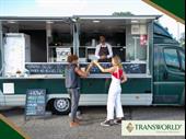 high-visibility food truck catering