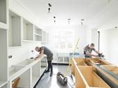 established high-end bathroom kitchen