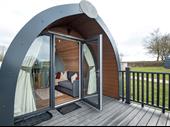 premium glamping site with