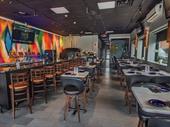 fully-equipped restaurant bar w