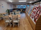 coffee shop with retail
