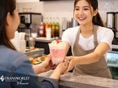modern bubble tea café