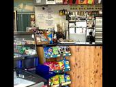 established beachside coffee kiosk