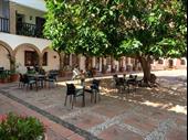 bistro within picturesque square