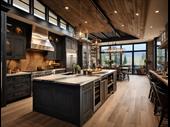luxury kitchen custom millwork