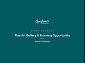 established art gallery framing