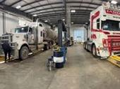 semi truck lubrication maintenance