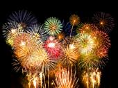 price drop flags fireworks