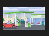 high volume gas station