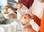 chinese takeaway within busy