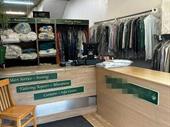 dry cleaners plus second-hand