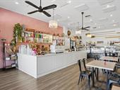 cafe with large commercial