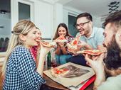 established franchised pizza shop