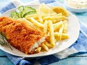 busy fish chips shop