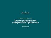 specialist pet transportation business