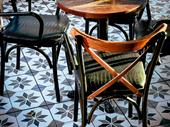 mediterranean style coffee shop