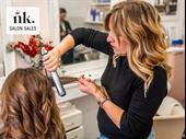 stylish managed hair salon