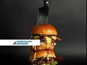 inner-city burger shop on-site