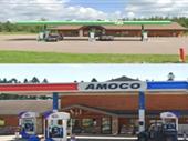 2 gas stations convenience
