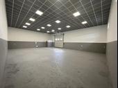 industrial warehouse with large