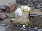 prominent industrial warehouse with