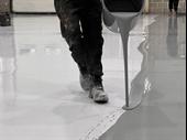 resin flooring contractor operating