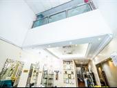 spacious two-floor ladies salon