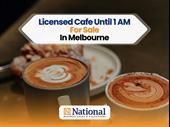 great location licensed cafe