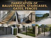 fabrication of balustrades staircases