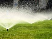 established irrigation pump outdoor