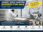 joinery spray painting business